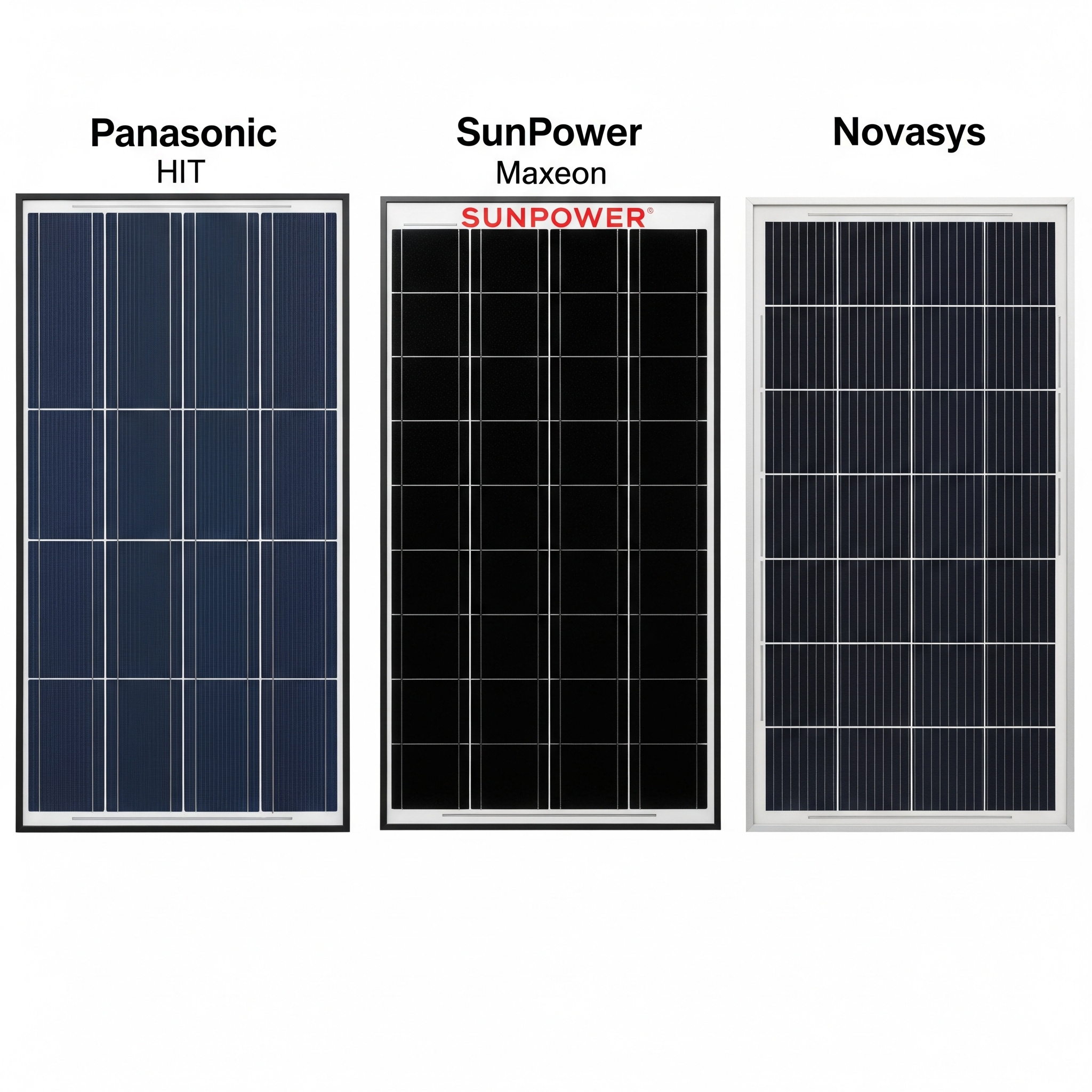 Panasonic vs. SunPower vs. Novasys: Which Solar Panel is Right for You?